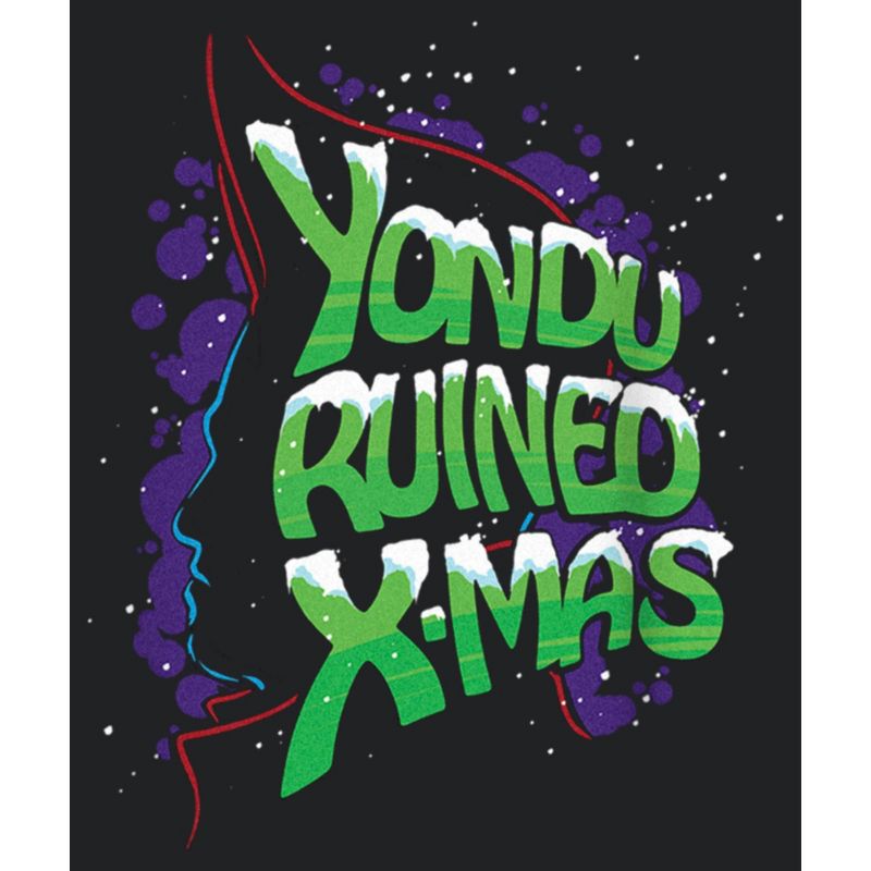 Women's Guardians of the Galaxy Holiday Special Yondu Ruined X-Mas Racerback Tank Top, 2 of 5