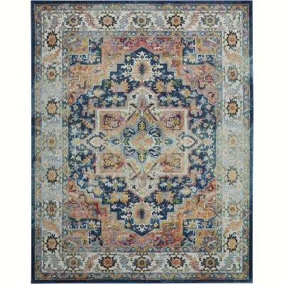Nourison Global Vintage Center Medallion Indoor Area Rug