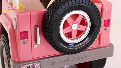 Target store doll jeep