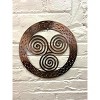 Slickblue Celtic Metal Wall Art – 12" Round Hanging Decor in 8 Irish Designs & 4 Finish Options for Home - 2 of 4