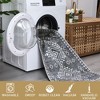 Faux Wool Modern Bohemian  Printed Area Rug Low Pile Non Slip Non Shedding Pet Friendly Machine Washable Carpet Perfect for Home Decoration - 3 of 4