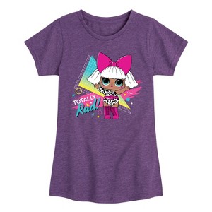 Girls' - LOL Surprise! - Totally Rad Diva Fitted Short Sleeve Graphic T-Shirt - 1 of 4