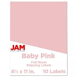 JAM Paper Shipping Labels 8.5" x 11" 10ct