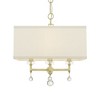 Crystorama Lighting Paxton 4 - Light Chandelier in  Aged Brass - 2 of 4