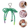 Unique Bargains Braided Bow with Love Buckle Handbag Charm 1 Pc - 3 of 4