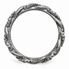 Black Bow Jewelry 2.25mm Black Plated Sterling Silver Stackable Beaded Twist Band - 2 of 4
