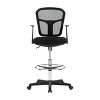 Riviera Drafting Chair - Black - image 2 of 4