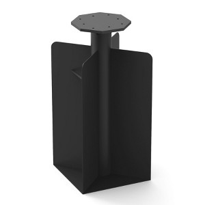 Kumasinova Heavy-Duty 700LBS Capacity Ground Umbrella Base,11"Steel Patio Umbrella Stand for Outdoor Cantilever Umbrellas,Black - 1 of 4