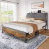Washable Area Rug Vintage Retro Boho Carpet Floral Pattern Floor Rugs for Kitchen Living Room Bedroom - 2 of 4