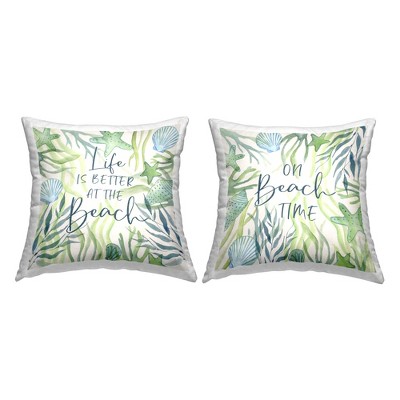 Stupell Industries Sea Life Beach Phrases