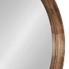 30" Colfax Round Wall Mirror Natural - Kate & Laurel All Things Decor - image 3 of 4