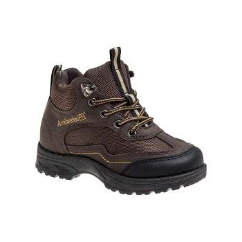 Avalanche Girls Boys Unisex Lace Up Combat Hiker Trailing Boots: Kids' Ankle Boots, Low-Heel Short Booties, Outdoor Shoes ( Little Kids/Big Kids )