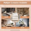 Akoasm 360 Degree Soft Accent Lounge Swivel Barrel ArmChair With Pillow For Living Room, Office & Bedroom-Beige - 3 of 4