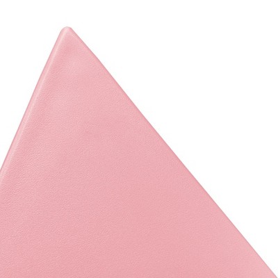 Pink Triangular Modern Plastic Side Tables Set of 4