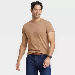 Men's Short Sleeve Perfect T-Shirt - Goodfellow & Co™ Brown XXL