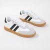 Berness Women's Lisa Retro Stripe Gum Sole Sneakers with Suede Accent - 2 of 4