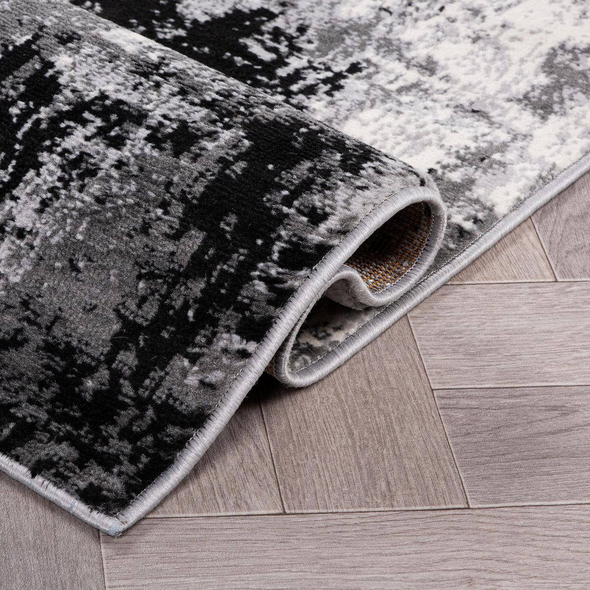 World Rug Gallery Dublin Contemporary Abstract Area Rug: Stain & Fade-Resistant, Low Pile, Indoor Use - thumbnail 7