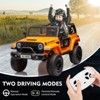 24V 7A Kids Ride On Truck Car, Electric Vehicles for Toddles, Powered Riding On Cars with Remote Control, 4 Wheeler Suspension, Led Lights, Music - 2 of 4