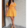 Women's Washed Romper - Lily Grace - 2 of 4