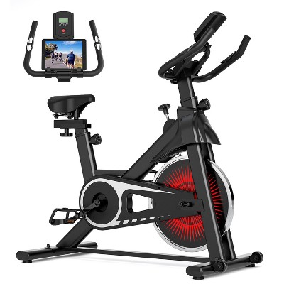 Sevobal Treadmills Home Fitness Exercise Bikes, Adjustable Professional Exercise Bikes, Indoor Workout Bike for Gym, Red, 42"*41.6"*21.6"