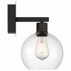 Access Lighting Port Nine 1 - Light Wall Light in  Matte Black - 3 of 4