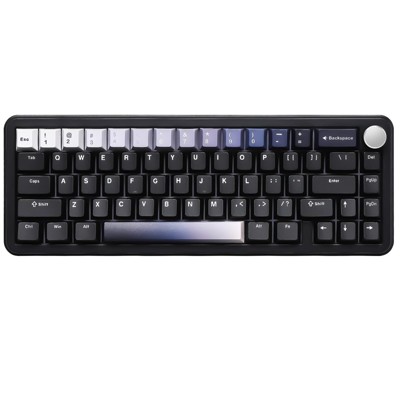 MaseiKar B68 Wireless Mechanical Keyboard,Tri-Mode BT5.0/2.4GHz/USB-C,Hot Swappable Creamy Typing Gasket Mounted,RGB Backlit