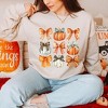 Simply Sage Market Women's Graphic Sweatshirt Coquette Fall Pumpkin and Bows - 2 of 4
