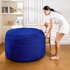 Hooseng Bean Bag Chair, 4FT Bean Bag with Velvet Cover, Giant Bean Bag Chairs  with Filler Adult, Bean Bag Sofa Filled with High-Density Sponge - 3 of 4