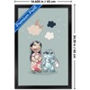 Trends International Disney Lilo and Stitch: Starry-Eyed - Clouds and Moon Framed Wall Poster Prints - 3 of 4