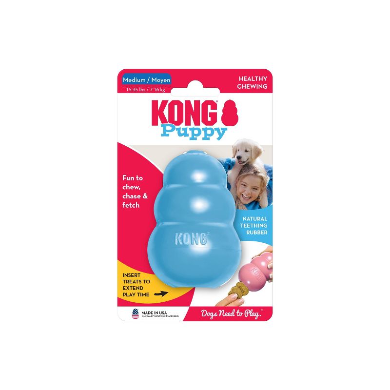 KONG Puppy Dog Toy - Blue, 5 of 6