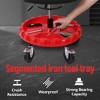 300 LBS Mobile Rolling Gear Seat Height Adjustable 7.07"-9.04" With Spinning Gear Tray - 4 of 4