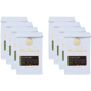Sir Owlverick Coffee Ninety Nine Whole Bean Organic - Pack of 8 - 10 oz - 1 of 2