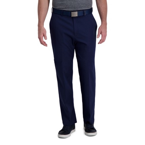 Haggar Men's Cool Right Classic Fit Flat Front Performance Pant 42