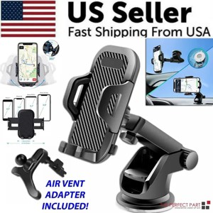 Racxily 360¡ã Universal Mount Holder Car Stand Windshield For Mobile Cell Phone GPS - 1 of 4