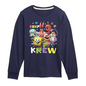 Boys' - SpongeBob SquarePants - Kamp Koral Kamp Krew Long Sleeve Graphic T-Shirt - 1 of 4