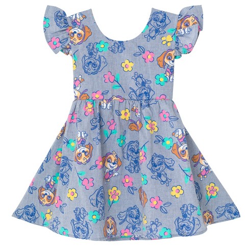 Bluey Girls Mesh Cosplay Dress Toddler : Target