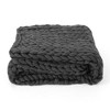 Sapphtopaz Cozy Knitted Throw Blanket, Double-Sided Plush Decorative Blanket for Couch, Bed & Living Room, 50 x 60" Lightweight Blanket - 2 of 4