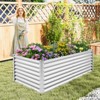 Tangkula 2 PCS Raised Garden Bed Large Metal Planter Box Kit for Vegetable Herb 6' x 3' x 2' - 3 of 4