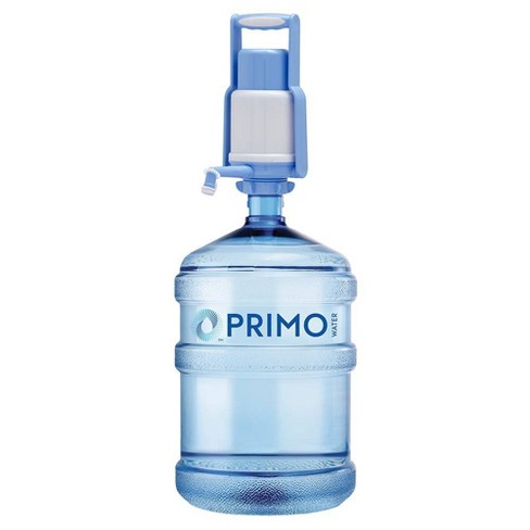 Primo Manual Pump Water Bottle Accessory White: Plastic, Dishwasher-Safe, Cold Beverages, 8.1" Height, 9.5" Width - image 1 of 4