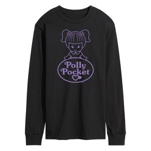 Men's - Polly Pocket - Logo And Doll Long Sleeve Graphic T-Shirt - 1 of 3