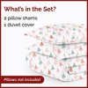 Luxury Soft Premium Christmas Duvet Cover Set - Zipper Closure & Matching Pillow Shams - CGK Linens - 2 of 4