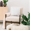 Holli Zollinger French Striped Throw Pillow White - Deny Designs - 2 of 4