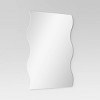 16"x20" Frameless Wavy Wall Mirror Silver - Room Essentials™ - 3 of 4