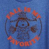 Women's - Peanuts - Fall Is My Favorite Short Sleeve Graphic T-Shirt - 2 of 4