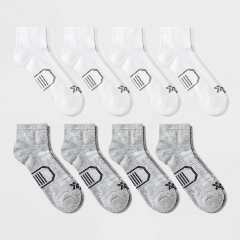 Alpine Swiss Mens 8 Pack Cotton Ankle Socks Athletic Performance Cushioned  Socks Shoe Size 6-12
