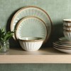 Gibson Elite Trescott Way 12 Piece Reactive Glaze Plates and Bowls Stoneware Dinnerware Set - 2 of 4