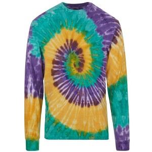 DARESAY Long Sleeve Tie Dye T-Shirt, For Men, Women And Teens (Up to 5XL) - 1 of 4