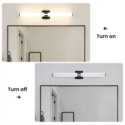 KAISITE Minimalist LED Wall Sconce Metal Frosted Acrylic Fixture
