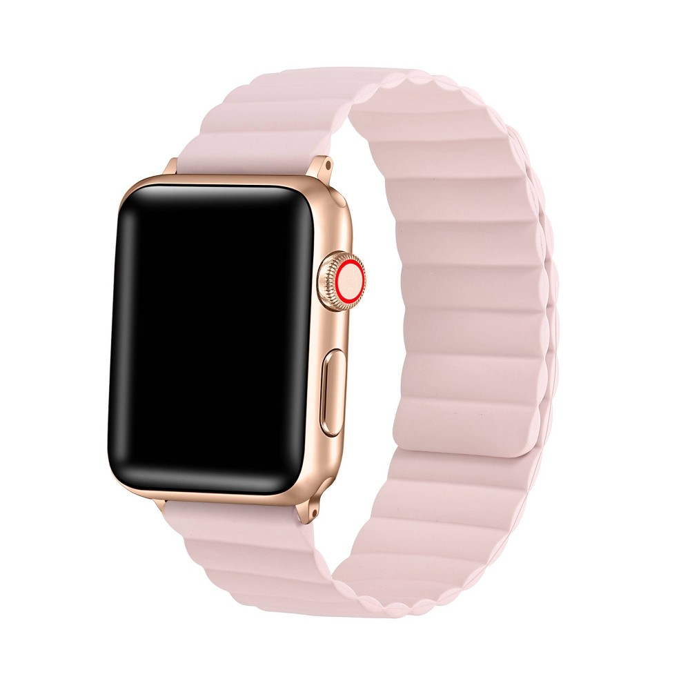 Posh Tech Kinsley Magnetic Silicone Band for Apple Watch - Pink