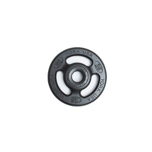 York Barbell ISO-Grip Weight Plates Durable Multi-Grip Fitness Plates for Home Gym School and Commercial Use - 1 of 1